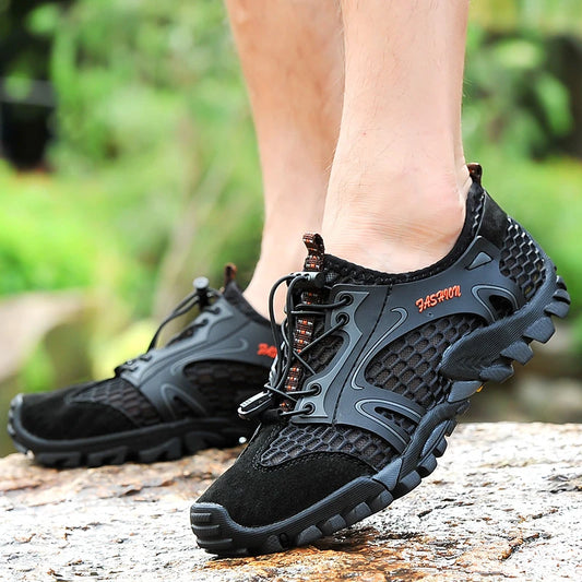 Breathable Outdoor Hiking Shoes Sports Wading Shoes Fishing Men's Shoes Summer Casual Sandals Comfortable And Breathable