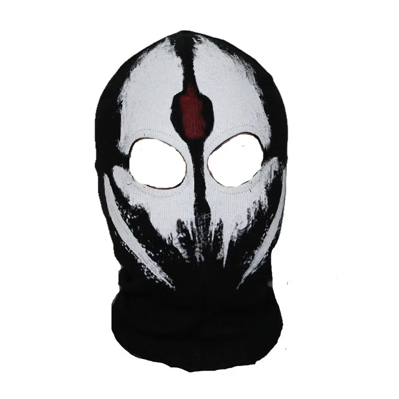 Unisex Ghost Print Skull Motorcycle Face Mask War Game Call Of Duty MWII 2022 COD Ghost Simon Riley Balaclava Mask For Adult