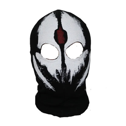 Unisex Ghost Print Skull Motorcycle Face Mask War Game Call Of Duty MWII 2022 COD Ghost Simon Riley Balaclava Mask For Adult