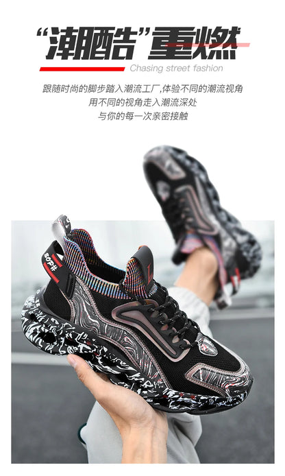 Shoes Men Sneakers Male Casual Men's Shoes Tennis Luxury Shoes Trainer Race Breathable Shoes Fashion Loafers Running Shoes for Men