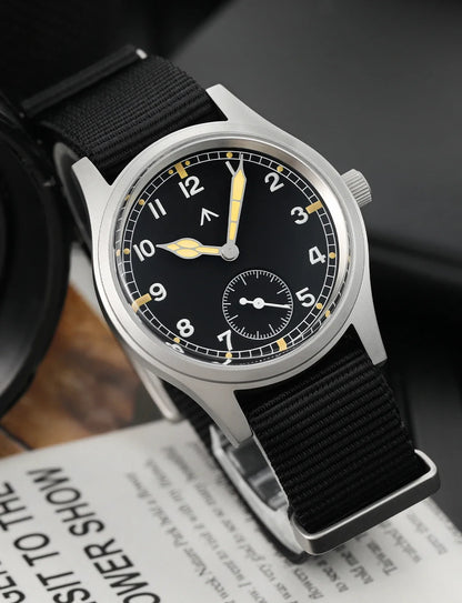 Militado D12 Quartz Watch Men VD78 Movement Domed Sapphire Crystal V2 Clear AR Coating Wristwatch 10Bar Water Resistance Watch