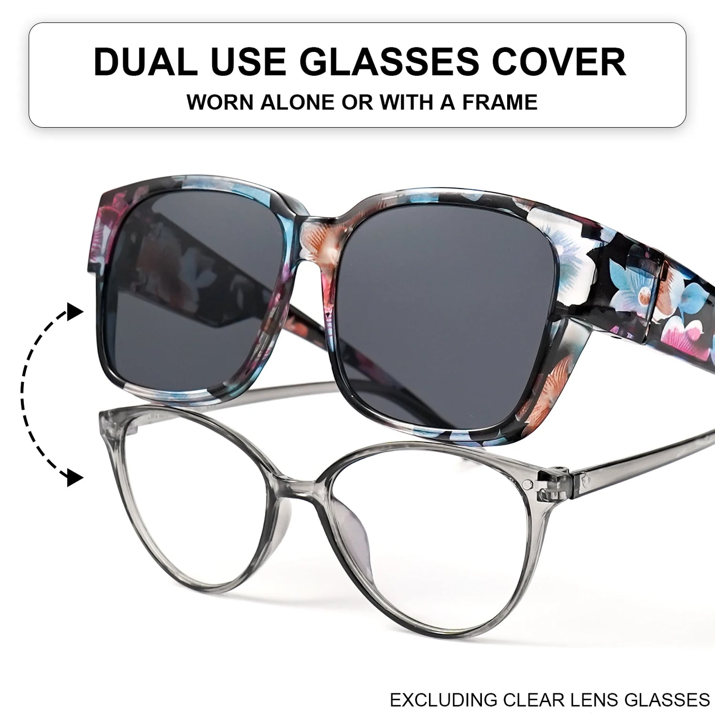 Oversized Square Fashionable Unisex Sunglasses for Casual Wear, Perfect for Photoshoots, Ideal Gift