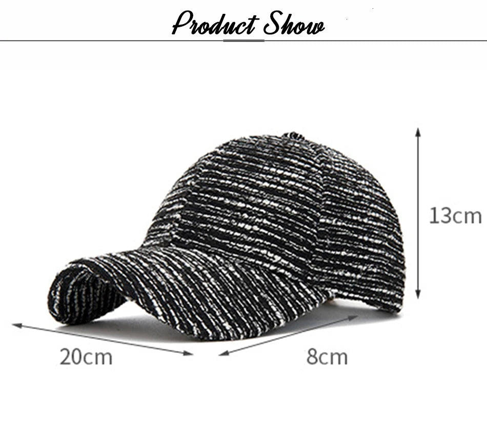 FS Fashion – czarna i biała czapka baseballowa w paski dla mężczyzn, czapka damska w stylu koreańskim na co dzień, letnia czapka typu streetwear, czapka typu trucker, Gorra Hombre