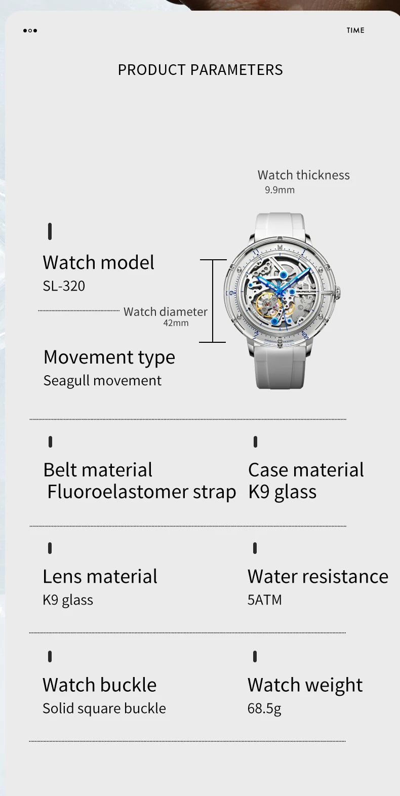 Luxury Brand Mens Automatic Watches Pagani Design Transparent Mechanical Watch For Men Sport Mechanical Skeleton Wristwatch Relo