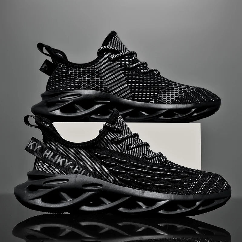 Chaussures de course respirantes pour hommes, baskets pour hommes, mocassins à la mode, chaussures de tennis décontractées, course d'entraînement, luxe