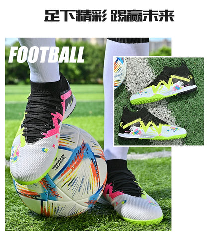 Men's New TF Football Boots Society Professional Comfortable Top Quality Male Soccer Shoes Adult Casual Ultralight Football Shoes