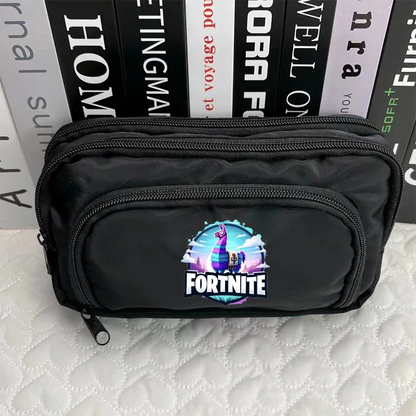 Astuccio portapenne Fortnite con motivo creativo del gioco, borsa contenitore Harajuku per ragazzi e ragazze, articoli per il ritorno a scuola, regali di compleanno e per feste