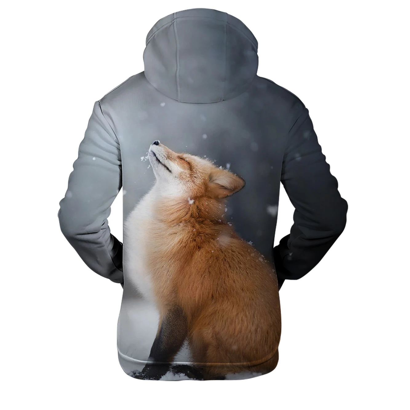 Suositut hip hop -tyyliset uutuushupparit ja collegepaidat, mukava uusi Fox 3D -printti, miehille/naisille, aikuisille/lapsille, rennot puserot