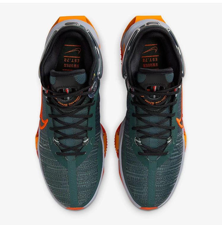 Nike Officielle, ægte, nye forårsmodeller af stødabsorberende, åndbare, lave basketballsko til mænd DJ9432-301