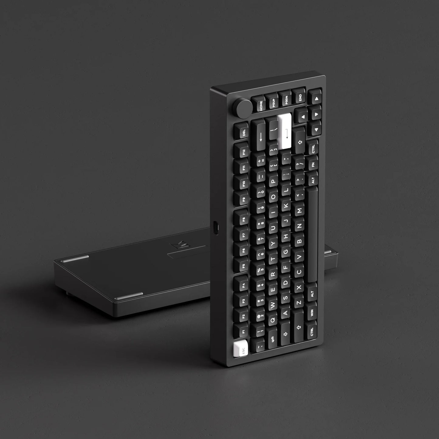 Akko MonsGeek M1 V5 Three-mode Mechanical Keyboard/Barebone Kit VIA 75% 3/5 Pin Customized Hot Swap RGB Rapid Disassemble Gasket