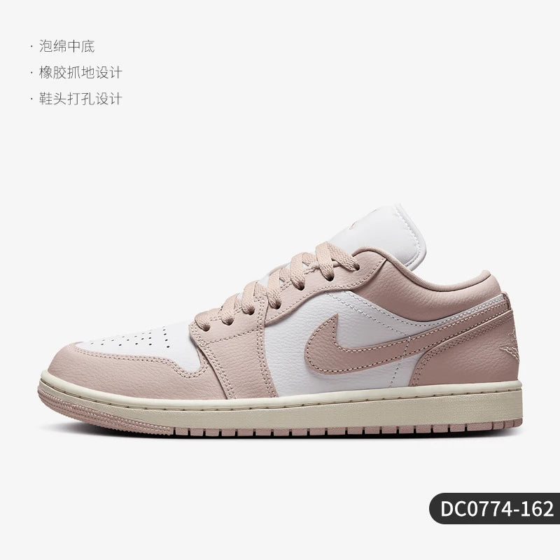 Nike genuíno JORDAN — Ténis de skate desportivos leves almofadados e bordados para mulher DC0774-162