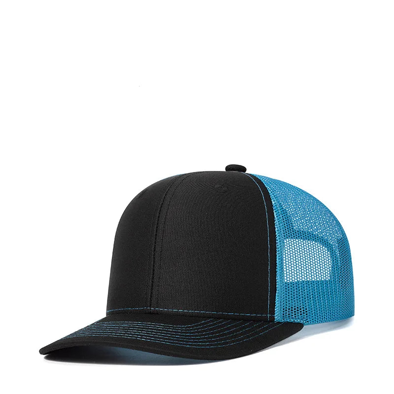 38 spalvų tinklinės „Trucker“ kepurės, lauko „Snapback“ kepurės, „Dad Hat“, hiphopo stiliaus kepurės vyrams ir moterims, reguliuojamos berniukų ir mergaičių beisbolo kepurės