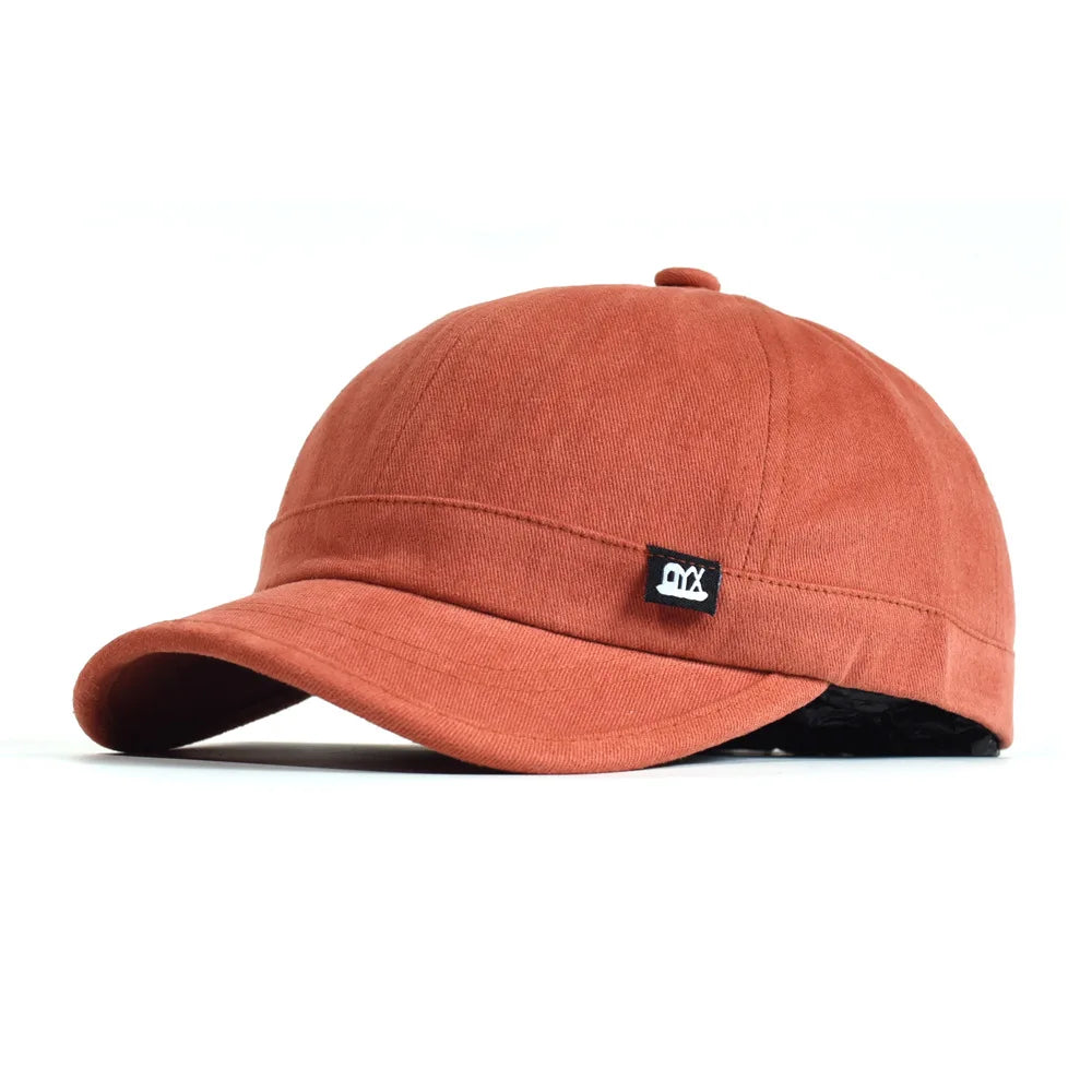 Czapka baseballowa w stylu vintage z krótkim daszkiem, bawełniana, męska i damska, miękka czapka typu „dad hat”, regulowana, w stylu trucker, czapki o niskim profilu