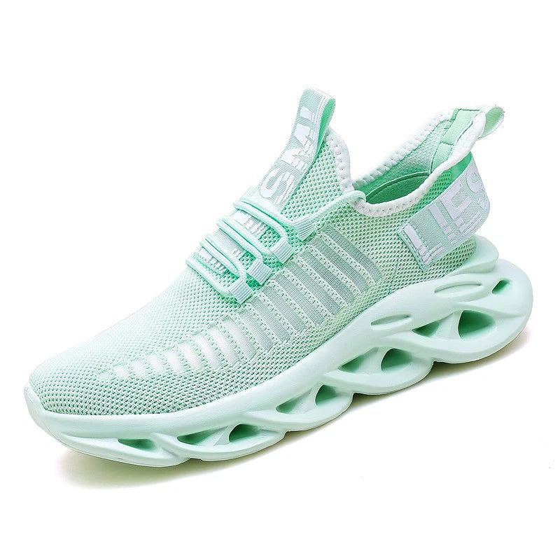 MAEDEF-Baskets confortables et décontractées en maille pour homme, chaussures de course respirantes à plateforme, de sport, de marche et de tennis