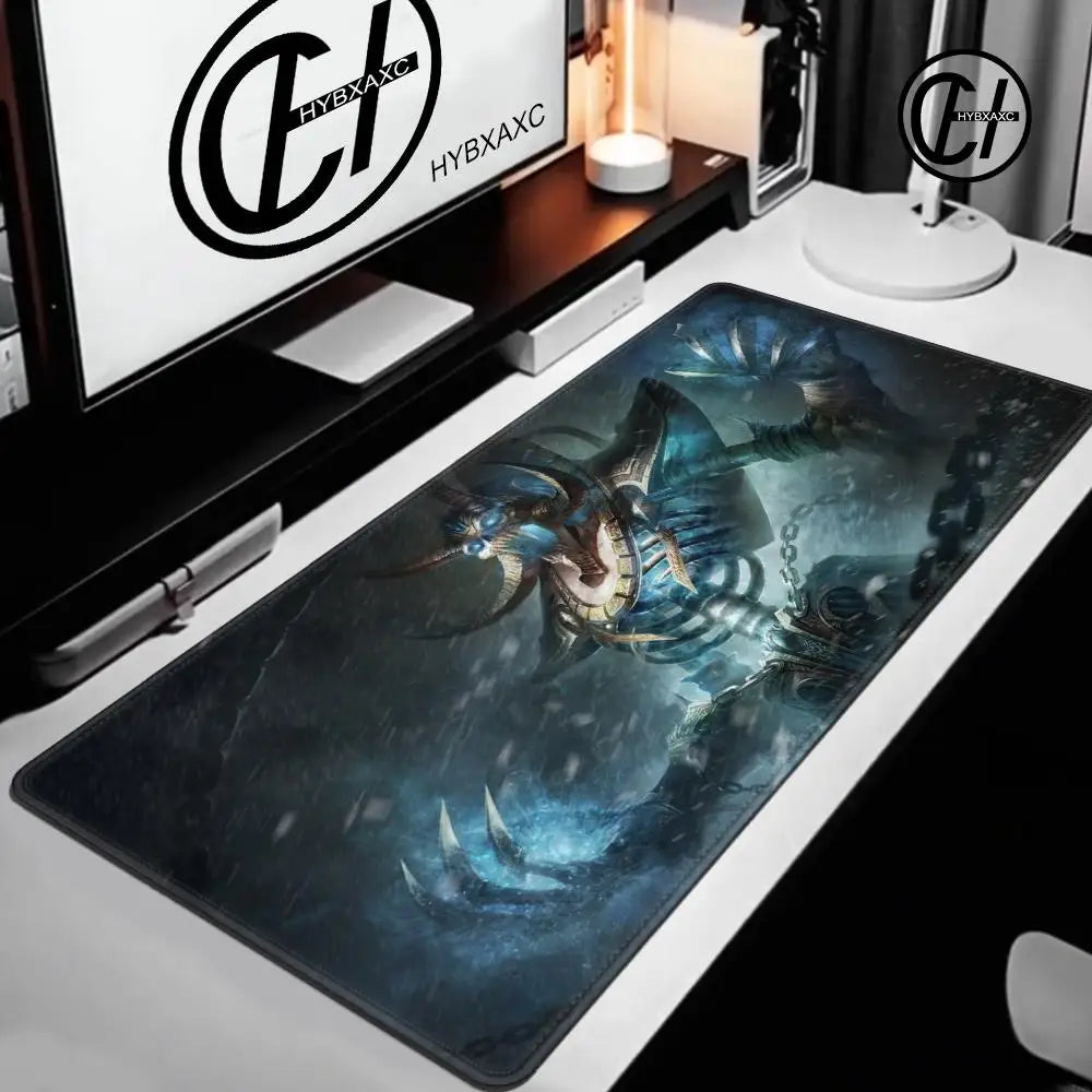World of Warcraft Lich King -hiirimatto PC HD anime -pelitarvikkeet näppäimistöhiirimatto kannettavalle XXL-pelikaapin pöytämatto matto