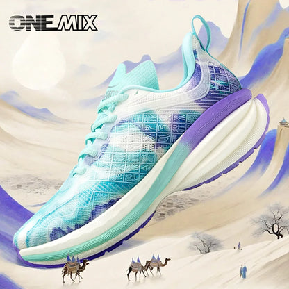 ONEMIX 2025 Chinese Sports Shoes, New Shock-Absorbent Men’s Running Shoes, Non-slip, Breathable, Lightweight Outdoor Women’s Sneakers