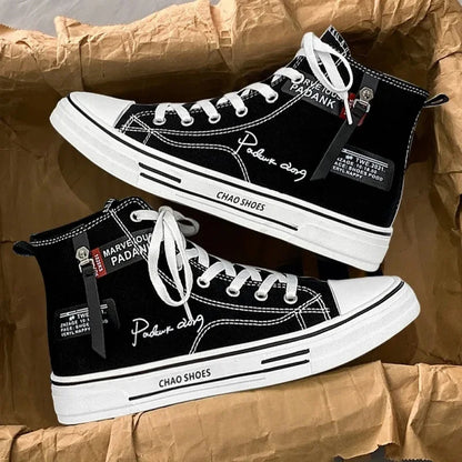 2026 Nouvelles chaussures de mode pour hommes, chaussures montantes en toile, baskets de créateur classiques, chaussures basses de tennis, chaussures décontractées d'été respirantes, Zapatos