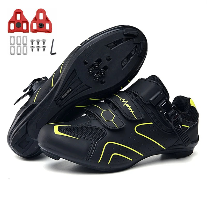 Professional Self-Locking Cycling Shoes Outdoor MTB Pedal Bicycle Shoes Non-Slip Sneakers Racing Road Speed Bike SPD Cleat Shoes