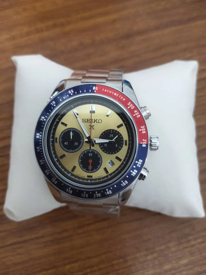Seiko Fashion Multi-functional Watch Business Leisure Sports Quartz Watch Calendar Waterproof Quartz Watch