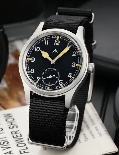 Militado D12 Quartz Watch Men VD78 Movement Domed Sapphire Crystal V2 Clear AR Coating Wristwatch 10Bar Water Resistance Watch