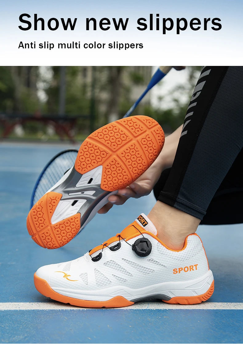 Men's Badminton Shoes Non-slip Breathable Sneakers High-Quality Table Tennis Shoes Wear-Resistant Competition Volleyball Shoes