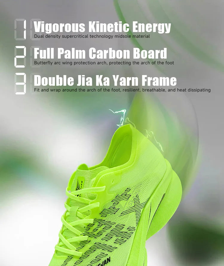 IRUNSVAN Carbon Plate Sports Shoes Marathon Professional Running Shoes Shock Absorbent Breathable Jogging Shoes unisex 095