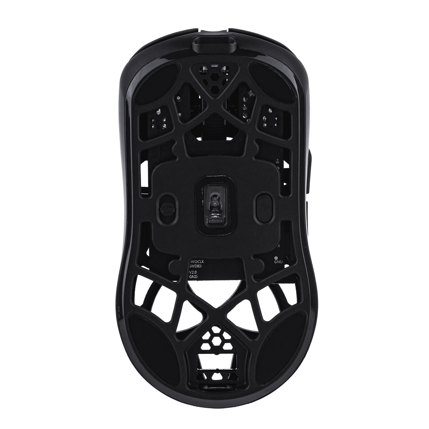 Mouse da gaming wireless EPOMAKER Carbon X cablato/2.4G/BT, da 400 a 30,000 DPI regolabili, con sensore PAW3950 per PC/Mac/Linux