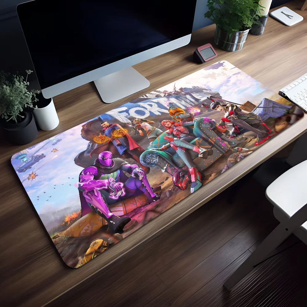 Mouse Pad Non-slip Game Lockedge Office Student Gaming Survival Thickened Large Writing F-FORTNITE Shooting Cushion MousePad