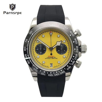 2025 New Latest VK64 Watch AR Sapphire Glass 5bar Men's Speed Sport Chronograph Fashion Quartz Watch relogio masculino