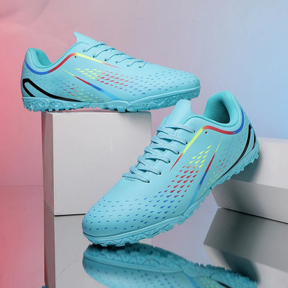 New Men Soccer Shoes High-top Futsal High-quality Cleats Grass Non-Slip Football Boots Match Sneakers Indoor Hot-selling FG/TF