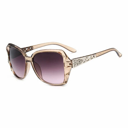 Fashion Square Sunglasses Women Luxury Brand Big Purple Sun Glasses Female Mirror Shades Ladies Oculos De Sol Feminino