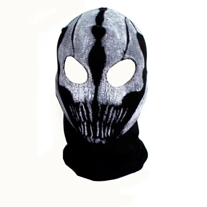 Unisex Ghost Print Skull Motorcycle Face Mask War Game Call Of Duty MWII 2022 COD Ghost Simon Riley Balaclava Mask For Adult