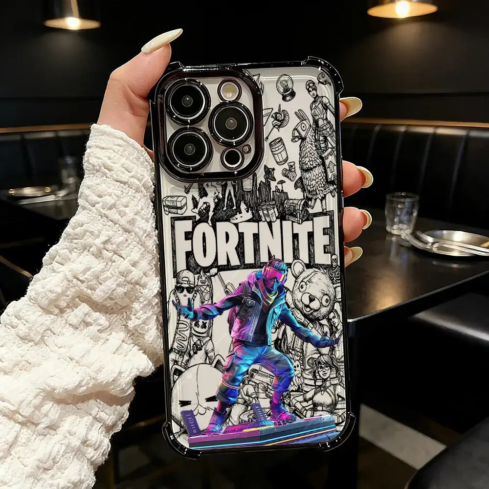 Popular Game FortniteS Plating Phone Case For Samsung A37, A57, A07, A36, A16, A35, A55, A25, A26, A05s, A15, A54, A34, A24, A14, A05, A04 4G 5G