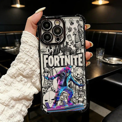 Popular Game FortniteS Plating Phone Case For Samsung A37, A57, A07, A36, A16, A35, A55, A25, A26, A05s, A15, A54, A34, A24, A14, A05, A04 4G 5G