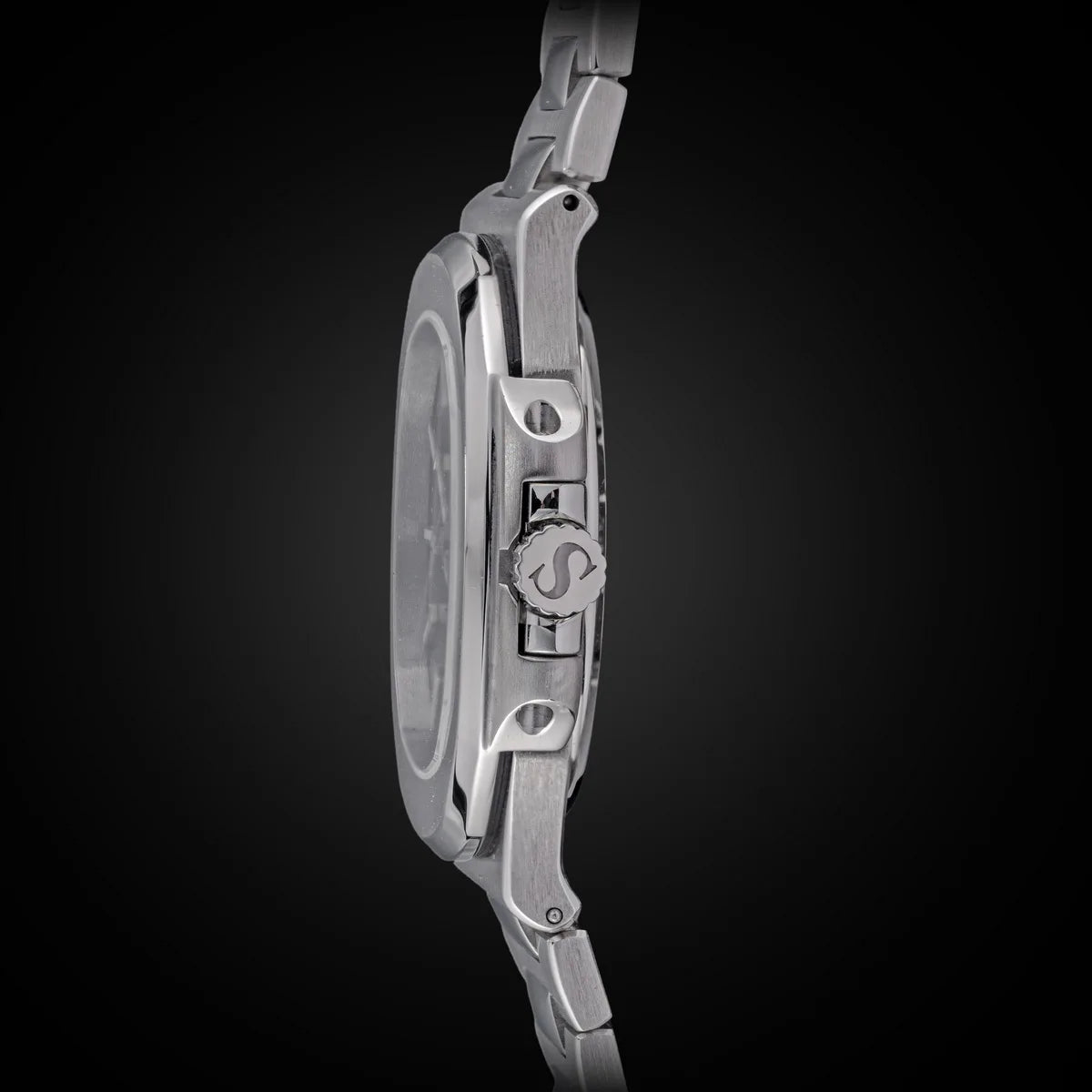 Orologio da uomo Sugess automatico meccanico da polso, movimento Miyota 9015, quadrante MOP, luminoso, impermeabile 5bar, bracciale di lusso S466