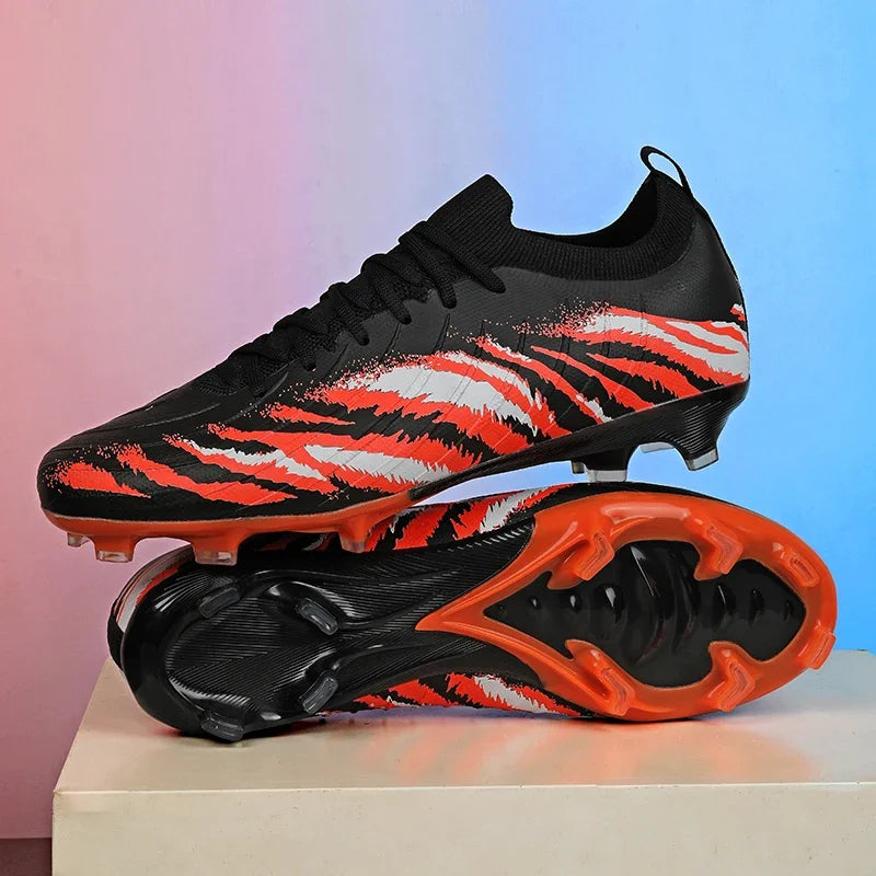 Neue Fußballschuhe für Herren, ultraleichte rutschfeste Outdoor-Sportschuhe für Erwachsene, Unisex-Fußballschuhe für Spiele, bequeme hochwertige Stollenschuhe für Rasen