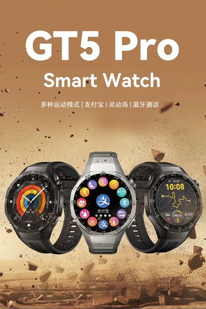 LAXASFIT 2026 New Smart Watch Men's 1.52 HD Screen Bluetooth Talk Heart Rate Monitor Men Women NFC Outdoor Sports Smart Watch