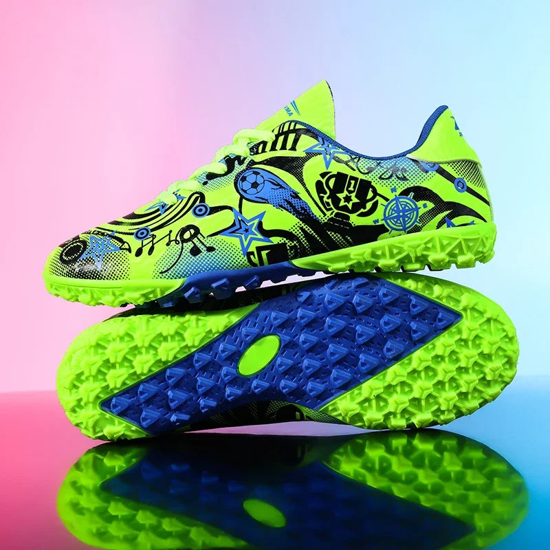 Nouvelles chaussures de football pour hommes et garçons, chaussures de football originales TF/AG, chaussures de football professionnelles pour terrain intérieur, crampons de football, baskets antidérapantes.