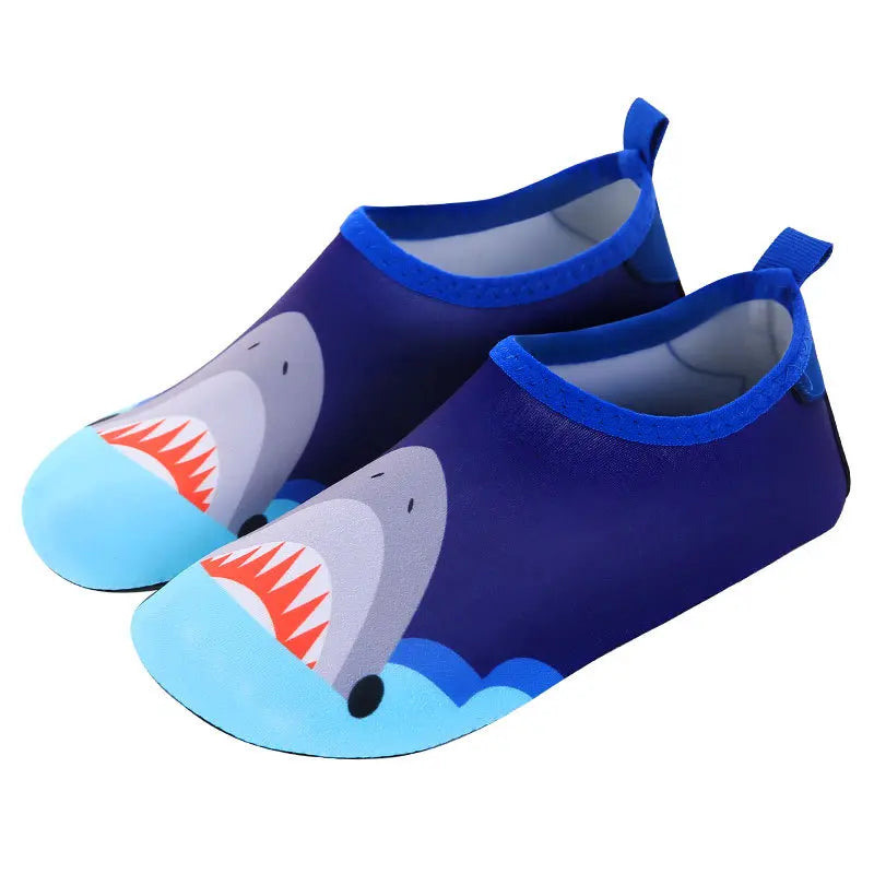 Sapatos aquáticos macios e dobráveis para rapaz e rapariga, para praia, verão, atividades ao ar livre, caminhar na água, natação, surf e mar, de secagem rápida