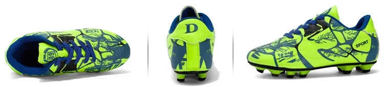 Chaussures de Football pour enfants, chaussures de Football pour garçons, Futsal, baskets d'intérieur rapides, crampons originaux, bottes de Football