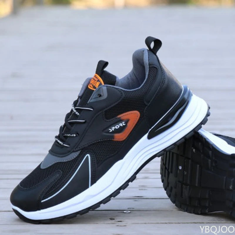 2025 grande taille automne mode nouvel article respirant décontracté confortable chaussures pour hommes polyvalent, léger plat sport chaussures pour hommes