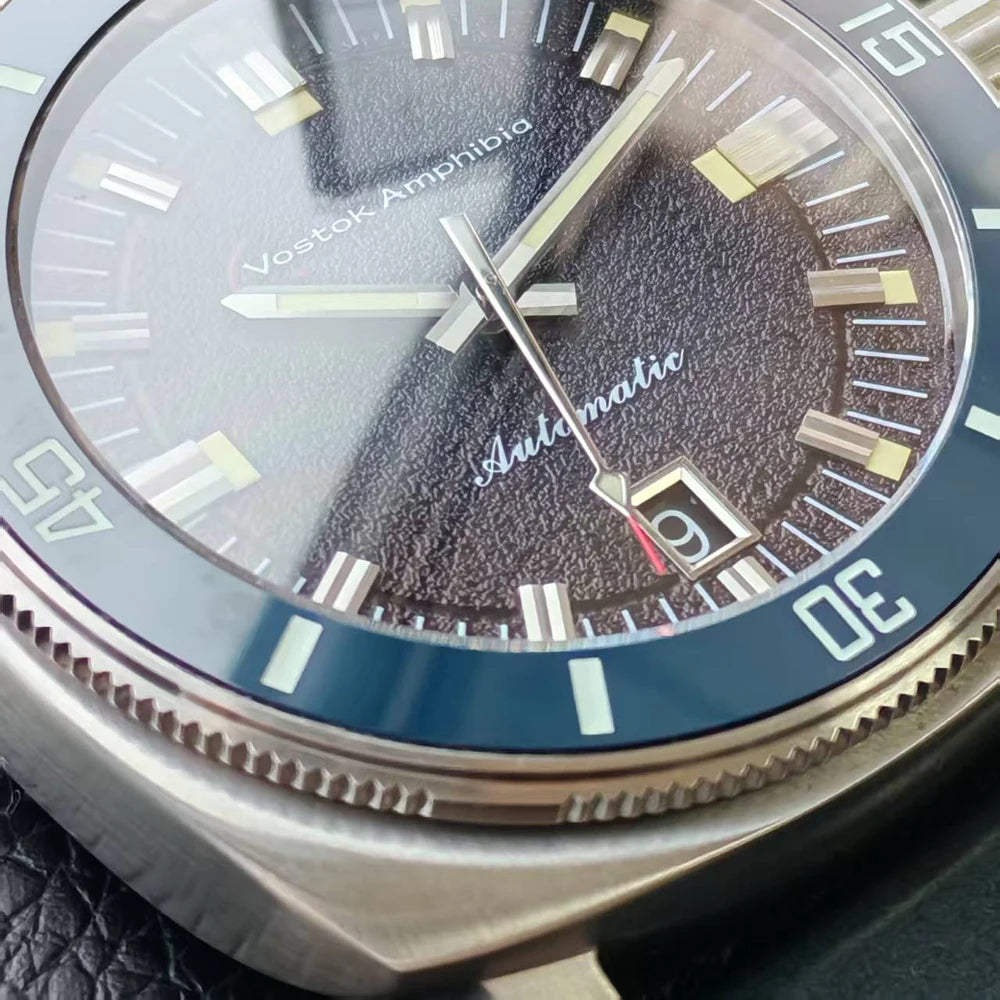 Vostok Amphibia Automatic Watches Men Mechanical NH35  Sapphire Steel Luxury Big Case Timepieces Clock Male Branded Hour Uhr