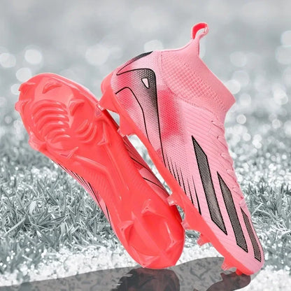 New Men's Football Boots Adult's Soccer Field Shoes Teenager's Sports Cleats Outdoor Grass Training Boots High Quality Sneakers