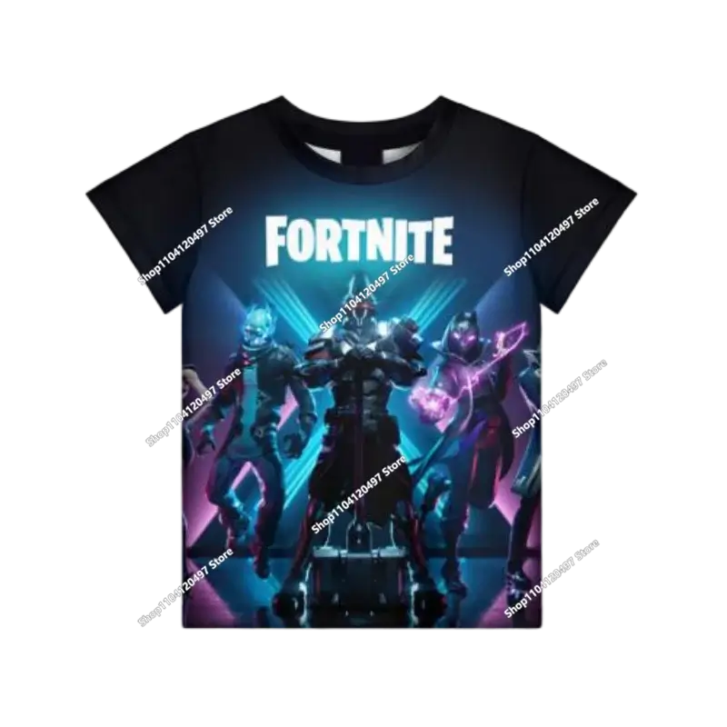 Children's Clothing Autumn Pullover T-shirt Hoodie New Fortnite Kids' Casual Wear Comfortable Streetwear