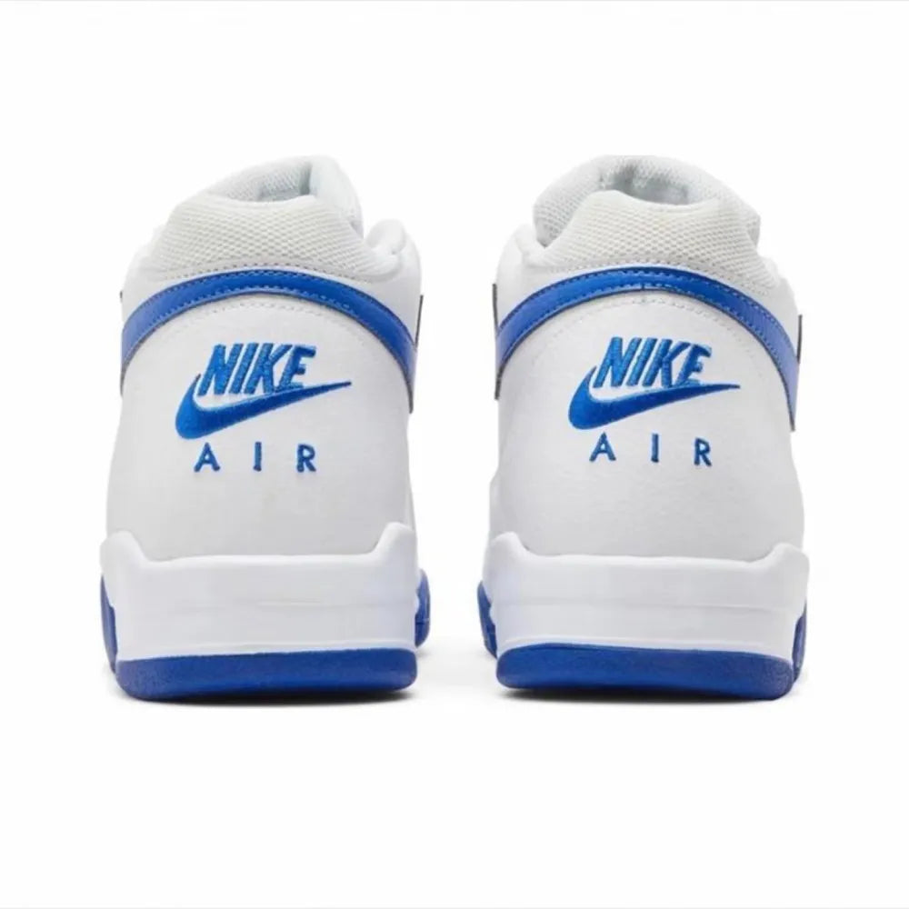 Buty do koszykówki Nike Flight Legacy Mid-Top w stylu retro o antypoślizgowej, wytrzymałej i amortyzowanej konstrukcji – model unisex BQ4212-103