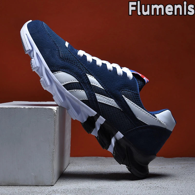 men's and women's running shoes breathable casual sneakers anti-slip vibration comfortable walking shoes 38-46