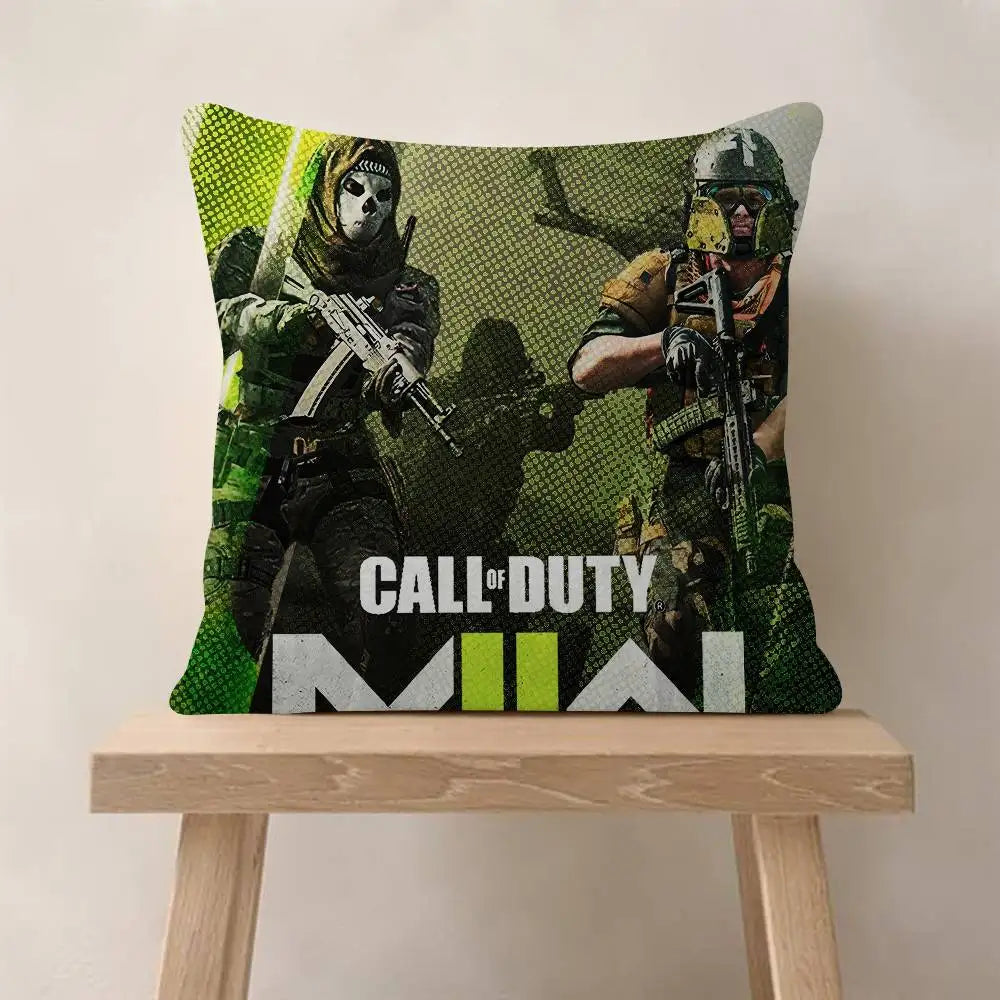Classic Game C-Call Of D-Duty Personalized Picture Text Home Decorative Pillows Household Gifts 45x45cm
