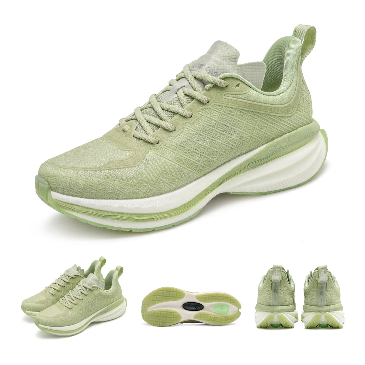 ONEMIX 2025 Chinese Sports Shoes, New Shock-Absorbent Men’s Running Shoes, Non-slip, Breathable, Lightweight Outdoor Women’s Sneakers