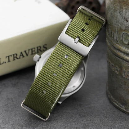 Militado D12 Quartz Watch Men VD78 Movement Domed Sapphire Crystal V2 Clear AR Coating Wristwatch 10Bar Water Resistance Watch