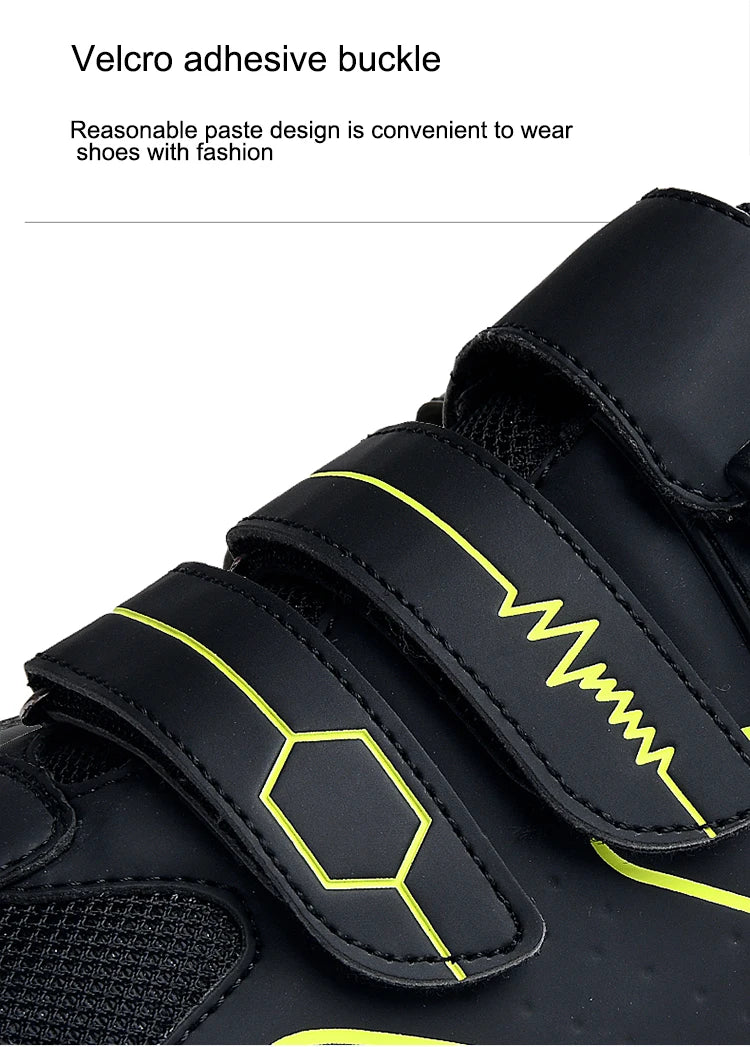 New Men's Cycling Sneakers with Cleats Speed Cycling Shoes for Women, Rubber-Soled Cycling Shoes